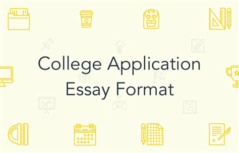 choosing  college application essay format register