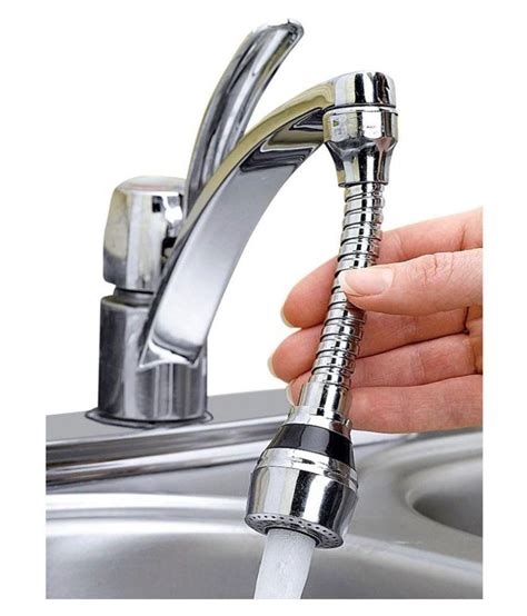 buy universal faucet adapter included  stainless steel chrome finish turbo flex   easy