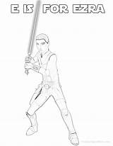 Ezra Coloring Wars Star Bridger Pages Alphabet Rebels Sheet Getdrawings Rebel sketch template