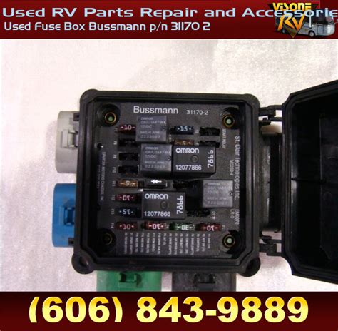 rv parts  fuse box bussmann pn    rv parts repair  accessories