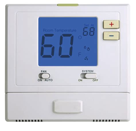 heating  air conditioning thermostats battery operated programmable thermostat