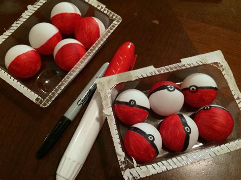 Ping Pong Pokeballs Pokemon Party Pokemon Party Crafts Party Themes