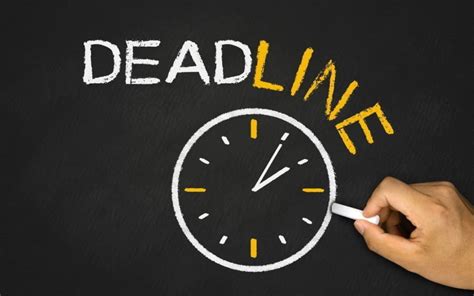 effective   deadline management   deadlines important