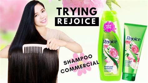 testing  rejoice shampoo commercial  comb test   fall