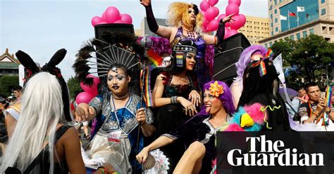 asia s biggest gay pride parade brings tens of thousands to taipei