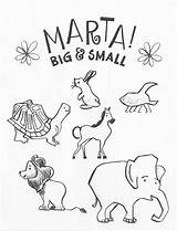 Big Small Coloring Digital Marta Info Collections Freelibrary sketch template
