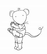 Stamps Digi Mousie sketch template