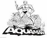 Aquaman Dc sketch template