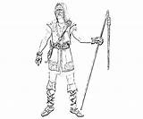 Skyrim Coloring Elder Scrolls Armor Nord Pages Printable Yumiko Collections Part Fujiwara Designlooter Drawings 667px 17kb Male sketch template