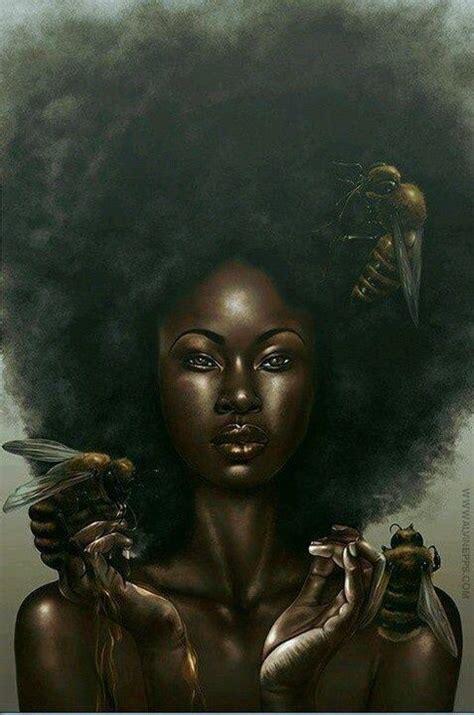 Αποτέλεσμα εικόνας για nubian queen art black love black girl art
