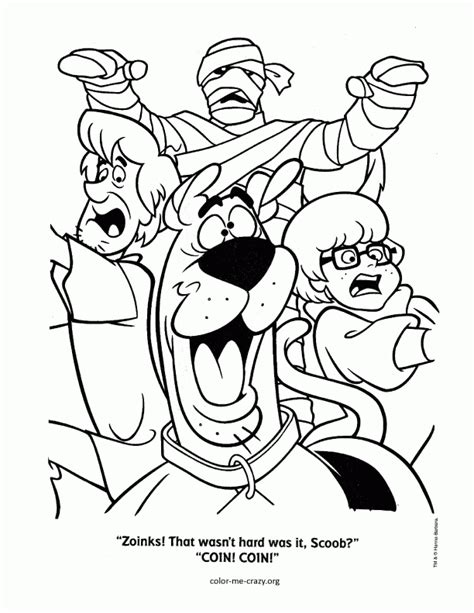 Scooby Doo Characters Coloring Pages Coloring Home