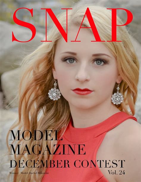 snap model magazine december model of the month by danielle collins