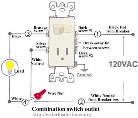home wiring diagrams switch outlet   wire switches combination switchoutlet light