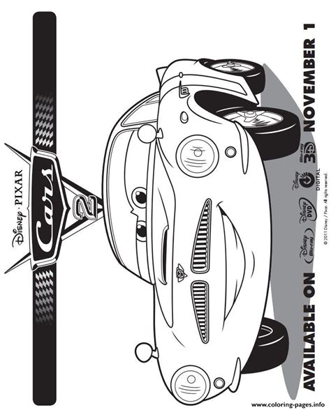 cars  coloring page printable