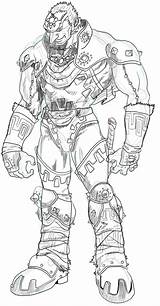 Ganondorf Zelda Step Legend Draw sketch template