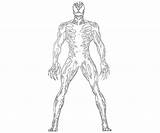 Carnage Venom sketch template