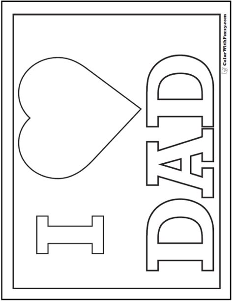 father coloring pages