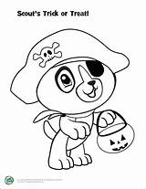 Leapfrog Scout Halloween Coloring Printable Pages Trick Treat Baby Color sketch template