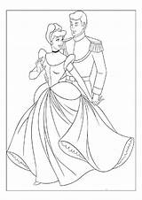 Cinderella Charming sketch template