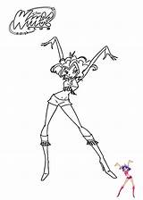 Winx Trix Club Stormy Coloring Pages Printable Girls Choose Board sketch template