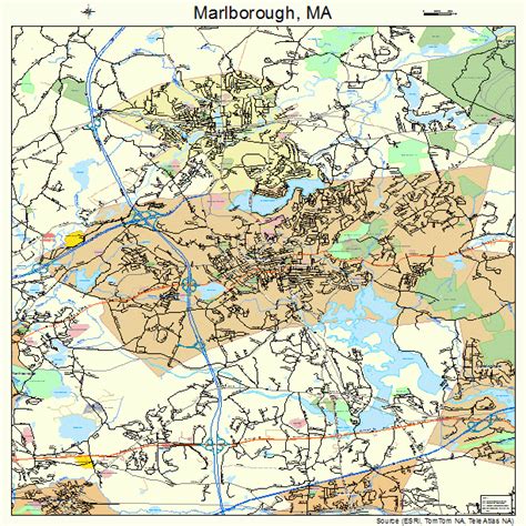 marlborough massachusetts street map