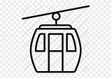 Cable Car Coloring Cabin Clipart sketch template