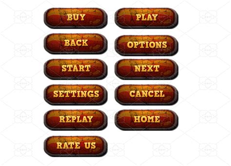 game buttons  gamedev market