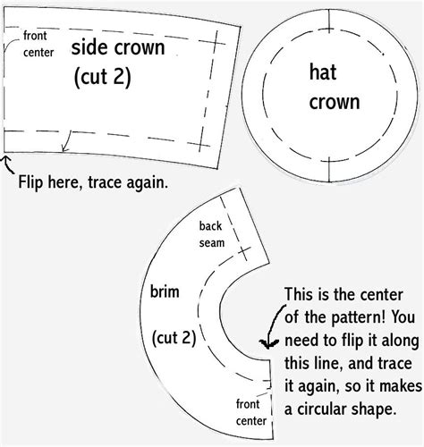 top hat printable pattern