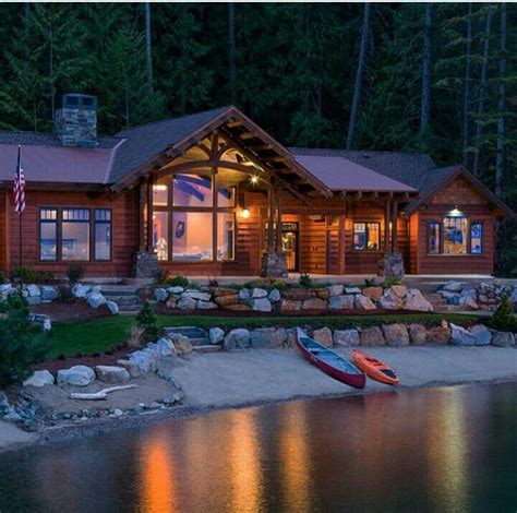 lake lodge waterfront homes  sale mountain home waterfront homes
