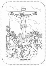 Colorir Sacra Nos Vós Salvai Ressurreição sketch template