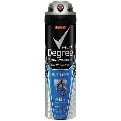 degree body spray  men hr motion sense motion activated dry spray xtreme  ebay