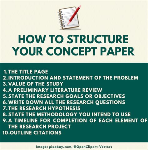 business concept paper format concept note template