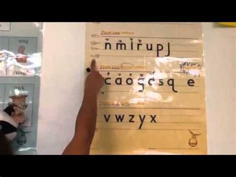 fundations letter formation youtube