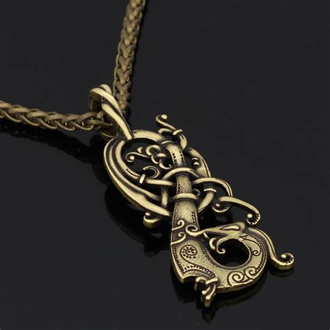 stainless steel viking norse knot pagan necklace
