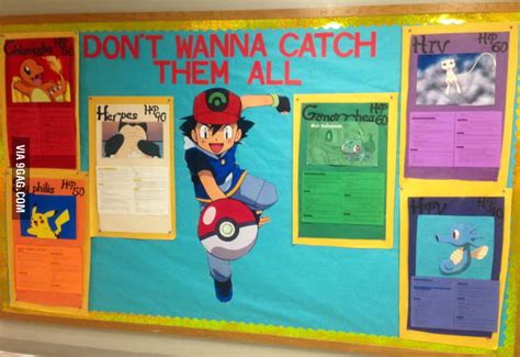 A Bulletin Board About Stds At My School 9gag
