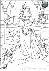 Aurora Coloring Disney Pages Getcolorings Princess sketch template