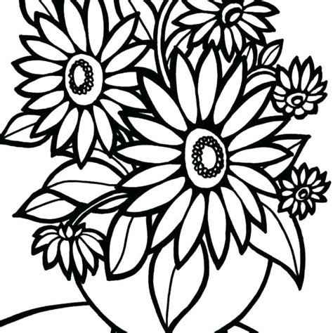 cute flower coloring pages  getcoloringscom  printable