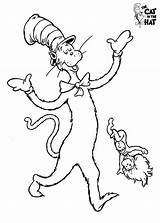 Coloring Pages Thing Seuss Dr Popular sketch template