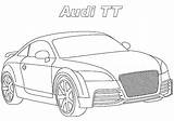 Coloring Pages Audi Tt Minecraft Cars Template Dantdm Printable Car Para sketch template