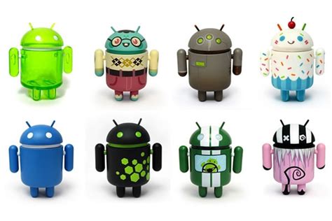 android mini collectible figures