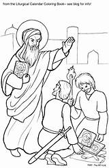 John Coloring St Damascene Book sketch template