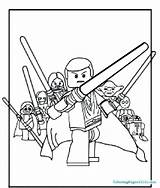 Yoda Lego Coloring Pages Getcolorings sketch template