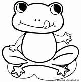Frog Frogs Frosch Ausmalbilder Rana Tiere Clipartmag Starry Froglet Ausmalbild Vorlage Beste Sapo Malen öffnen Colorir Scenery sketch template