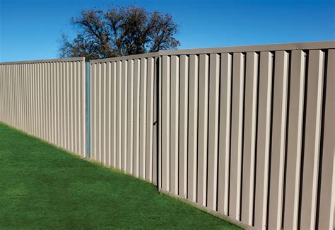 corrugated metal  wood fence