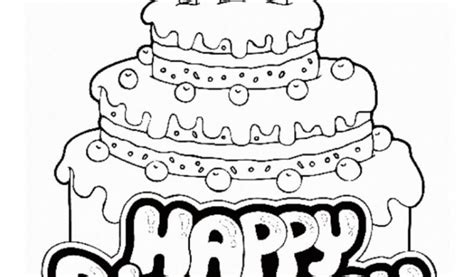 happy birthday coloring pages  printable