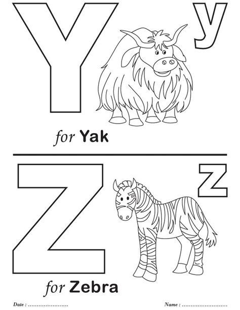 printable letter  coloring pages  toddlers coloring pages