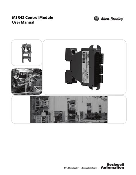 rockwell automation  msr user manual