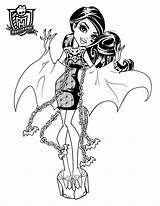 Monster High Coloring Pages Haunted sketch template