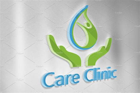 care clinic logo design branding logo templates creative market