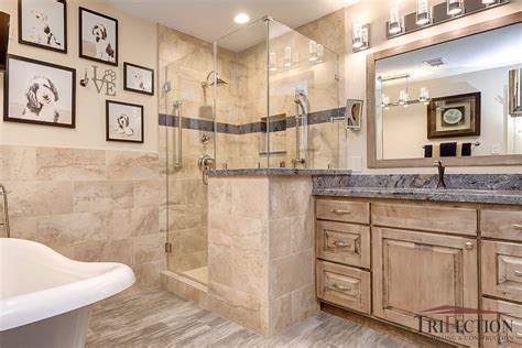 Walk In Shower With Half Wall Home Design Ideas